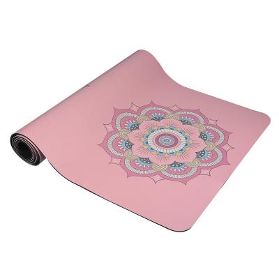 China Hot Selling Luxury Personalized Yoga Mat White Non-slip PU Eco-friendly Anti Slip Exercise for sale