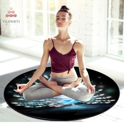 China Newest Logo Protect The Body Suede Comfortable Non-Toxic And Tasteless Non-Toxic Slip Rubber Non-Large Custom Made Yoga Mat for sale