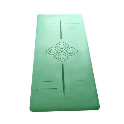 China Wholesale Luxury Premium PU Natural Rubber PU Natural Rubber Yoga Leather Mat Non-slip for sale