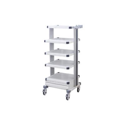 China Endoscopy Laparoscopy Camera System Trolley For Multilayer Mobile Endoscope Tower for sale