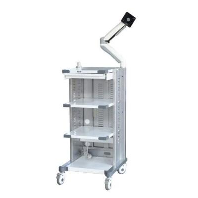 China Endoscoop trolley OEM-service voor flexibele rigide endoscoop torenkar in het ziekenhuis Te koop