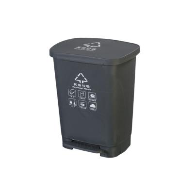 China Sustainable Outdoor Commercial Eco-Friendly Plastic Garbage Trash Bin for sale