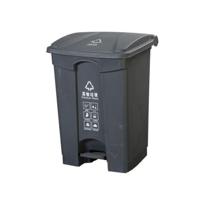 China 20 Liter Waste Bin Foot Pedal Long Lasting Strong Waste Bin for sale