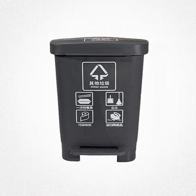 China Viable Wholesale Foot Pedal Safety Outdoor Environmental Protection Trash Can for sale