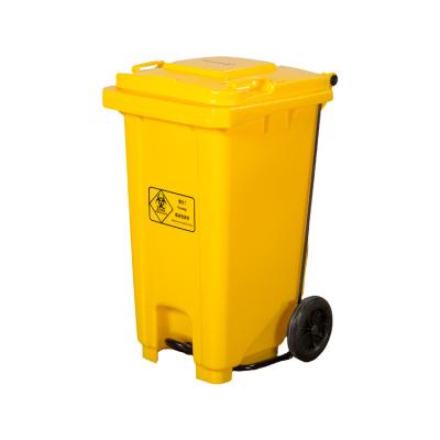 China Wholesale Viable Reuse Plastic Hospital Waste Bin Waste Bin Plastic Medical Trash Can for sale