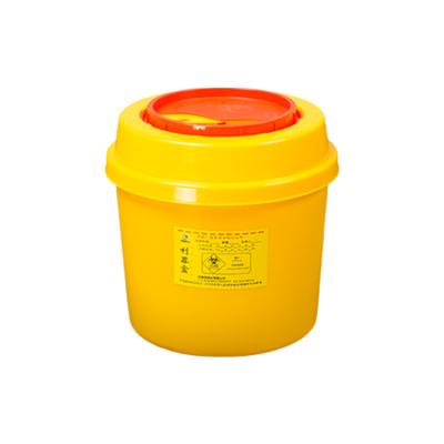 China Smell Proof And Moisture Proof Container Safety Plastic Medical Sharps Box Sharp Waste Bin Container for sale