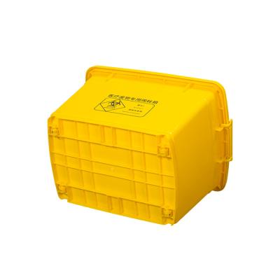 China Clinic Hanging And Plastic Storage Parts Stacking Box For Medical Waste Collection And Storage for sale