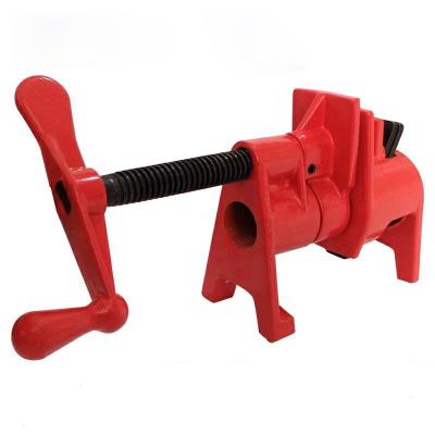 China 3/4 Inch H Style Quick Lock Heavy Duty Pipe Clamp For Woodworking Wood Bonding Pipe Clamp Iron Steel Malleable Pipe Clamp for sale