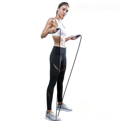 China Amazon Free Sample Hot Selling Fitness Jump Rope Home Jump Rope Tangle Free Rope Adjustable Length With Ball Bearings Skip Speed ​​Rope for sale