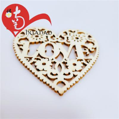 China Europe Heart Shaped Carving , Carving Wood Craft Love Pattern for sale