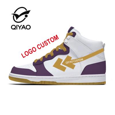 China Fashion Trend Custom Shoes High Quality Suede Grain Leather SB High Dampening Logo Customization Men Casual Skate Board Shoes for sale