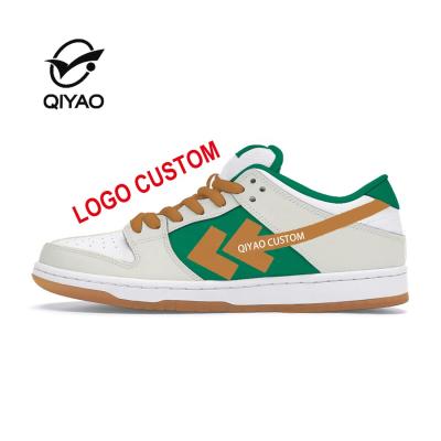 China Fashion Trend Manufacturer High Quality Genuine Custom Leather Dunk High Low SB Mens Sneaker Customized Basketball Shoes for sale