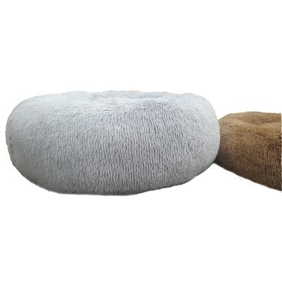 China Thick Woven Luxury Pet Sofa Donut Travel Plush Dog Bed Mat Eco Round Pet Beds for sale