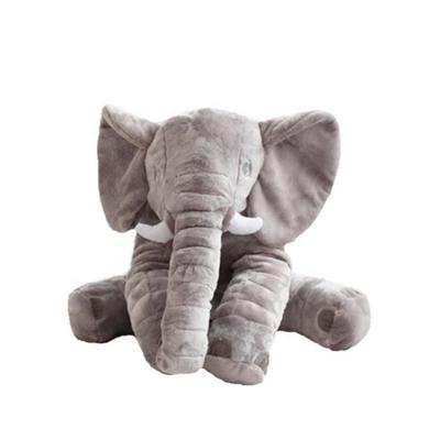 China Soft Infant Anti-Static Soothe Elephant Pillow Baby Sleep Toys Room Decoration Plush Toys For Children for sale