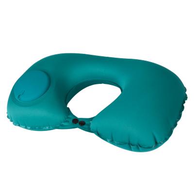 China Anti-Pull Milk Travel Inflatable Neck Pillow Silk Soft U Shaped Ultralight Portable for sale