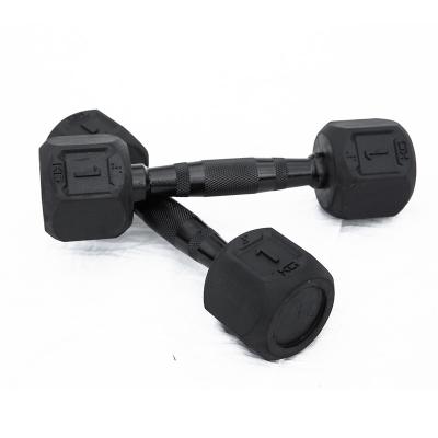 China China Dumbbell Set Dumbbell Set Weight Lifting Muscle Training Fitness Dumbbell Rubber Covered Bodybuilding for sale