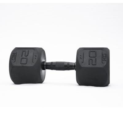 China Rubber Covered Dumbbell Customized Logo Hex Dumbbells Gym Equipment Dumbbells for sale