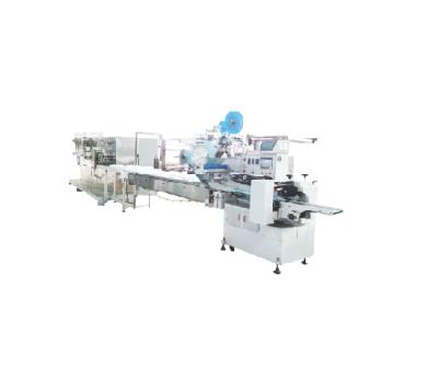 China Fully Automatic Customizable Hotels Features 80pcs Wet Wipes Machine Production Line for sale