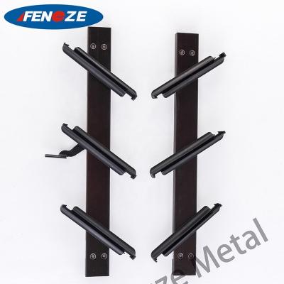 China Adjustable Shutter Bracket C3 Glass Galvanize Aluminum Plastic Louver Window Frame for sale