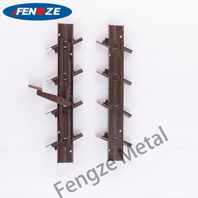 China A10 Shutter Bracket A10 Inches Shutter 4 Window Screen Cast Iron Frame Bronze Commercial Awning Frame for sale