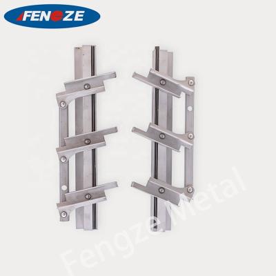 China Custom Aluminum Shutter Bracket B14 Standard Size Glass Price Vintage Jalousie Window Parts for sale