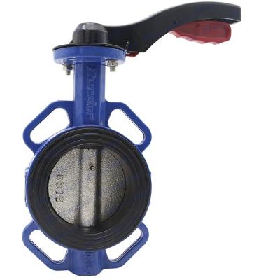 China General Bundor 200mm Butterfly Valve Wafer Type Butterfly Valve for sale