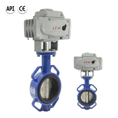 China General Bundor CE EAC ISO TS Approved 4Inch PN16 Electric Actuator Wafer Butterfly Valve For Water for sale