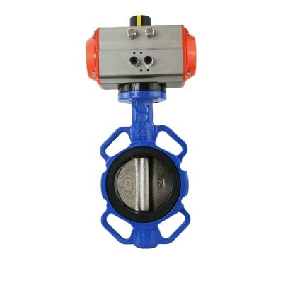 China Pneumatic ISO TS CE EAC Factory Price Butterfly Valve Wafer Butterfly Valve General Bundor Approved Butterfly Valve for sale