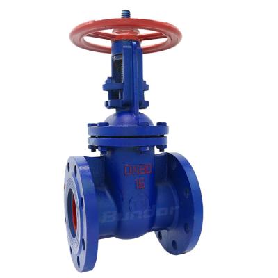 China General Bundor Rising Stem Resilient Seated Gate Valve Rising Stem Cast Steel Gate Valve for sale