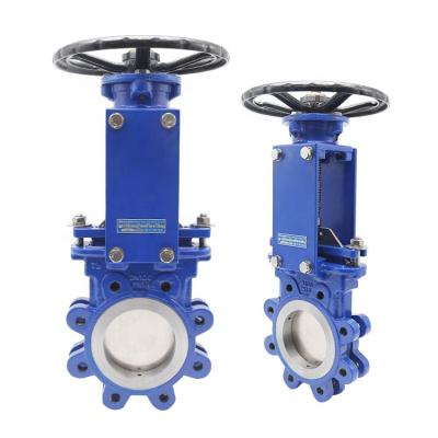 China High efficiency Bundor 2 inch stainless steel flanged gate valves with price ggg50 100mm shutter casting steel knife gate valve for sale