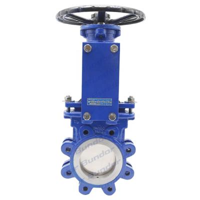 China The General Bundor 8 Inch Mud Flange Connection Mount Steel Hook Knife Gate Valve Trigger Gate Valve for sale