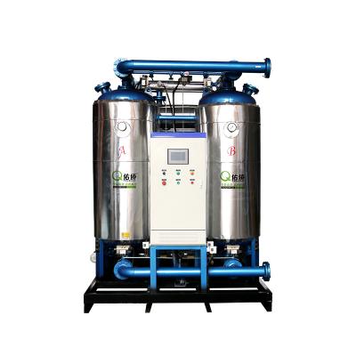 China Factory Consumption Zero Fan Adsorption Air Dryer Heated Dew Point Compressed Air Dryer for sale