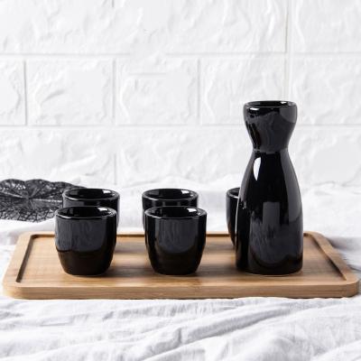 China Cheap sustainable home drinking ware japanese style high quality wine and porcelain pot/ceramic tea set cup for sale