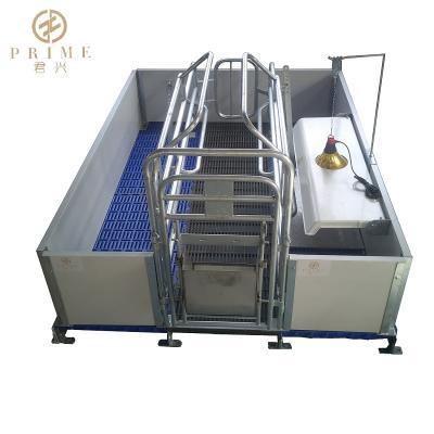 China PIG Farm Pig Sow Crates Hog Cage Equipment Breeding Stalls Farrowing Hot Dip Galvanized Steel Piglets House for sale