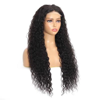 China Sellers 100%,Transparent Lace Hair Wigs,Wholesale Glueless Human Hair Water Wave Wigs Hair Wave Lace Closure Wigs for sale