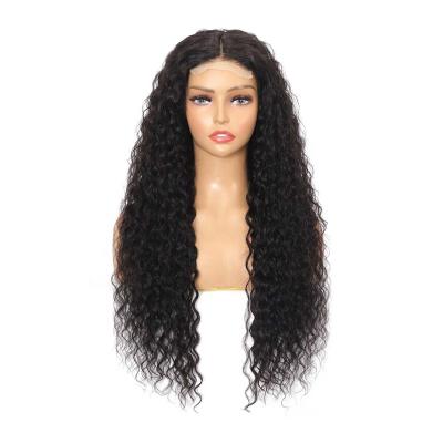 China Water Wave Wig Boxes Custom Logo Packaging Virgin Glueless Bob Wigs Hair Lace Front Water Wave Wigs For Women for sale