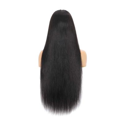 China High Quality Silky Straight Wave 40 Inches Pre Pluck Hair Lace Front Wigs Straight Raw Hair Wholesale for sale