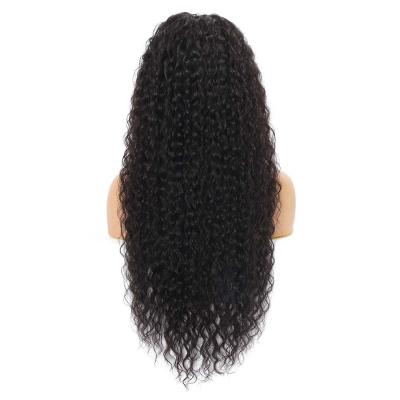 China Glueless Transparent Wig 100 Density Water Wave 150% 180% Density Human Hair Wigs for sale