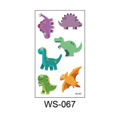 China Beauty Decorations Cartoon Dinosaur Temporary Tattoos For Kids Birthday Party Supplies for sale