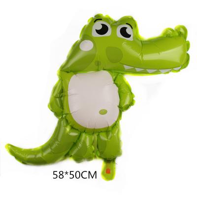 China Baby Shower Party Decoration Foil Balloons Brown Bear Crocodile Elephant Hippo Penguin Lion Foil Balloon for Baby Shower Birthday Party Decoration for sale