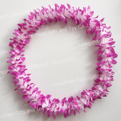 China DAJIN Festival Graduation Flower Necklace Hawaiian Leu for sale