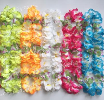 China Festival Multi Color Hawaii Flower Leu For Festival And Party Decorations for sale