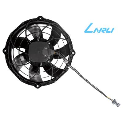 China High Performance Spal 24 Vdc SPL-23 Plastic Bus AC Condenser Brushless Fan for sale