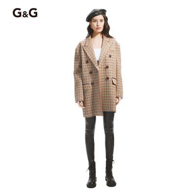 China Anti-Wrinkle Women's Coat New Warm Waist Ditch Coat 100% WOOL Short Style Winter Coat for sale