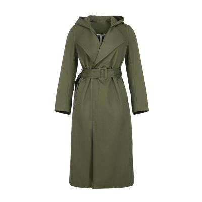 China 2022 Anti-wrinkle fashion trench coat promotional women's cotton coat high street winter coat for sale