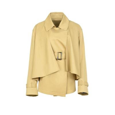 China Winter 2022 Anti-wrinkle Women's Trench Coat Korean Long Sleeve Coat New Cotton Coat for sale