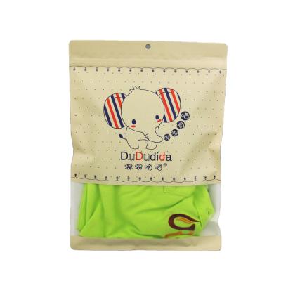 중국 Eco friendly white kraft paper bag for kids clothes bags/bags for packaging clothes/baby clothes packaging bag 판매용