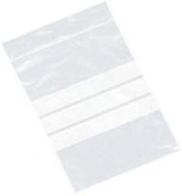 China 100 Small Clear Plastic Polythene Resealable Gripseal Bags With Write On Panels for sale