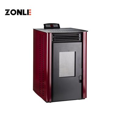 China Modern Wholesale Cheap Smokeless Wood Pellet Burning Stove , Modern Pellet Stove for sale