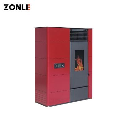 China Hotel Economy Mode Safety Automatic Pellet Stove With Remote Controller for sale